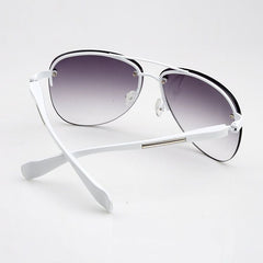 Women's Rimless Aviator 'Great Wear' Metal Sunglasses