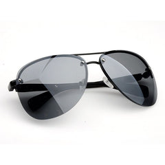 Women's Rimless Aviator 'Great Wear' Metal Sunglasses