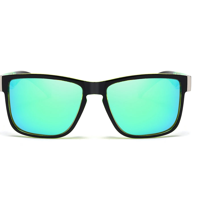 Men's Square Polarized 'Big Wave' Plastic Sunglasses