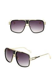 Men's Oversized Aviator 'Morocco' Metal Sunglasses