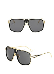 Men's Oversized Aviator 'Morocco' Metal Sunglasses