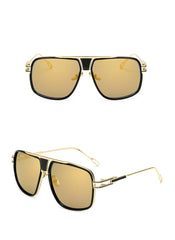 Men's Oversized Aviator 'Morocco' Metal Sunglasses