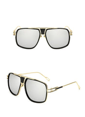 Men's Oversized Aviator 'Morocco' Metal Sunglasses