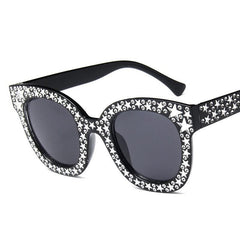 Women's Oversized Square 'Star For All Season' Plastic Sunglasses