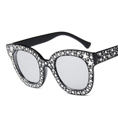 Women's Oversized Square 'Star For All Season' Plastic Sunglasses