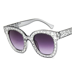 Women's Oversized Square 'Star For All Season' Plastic Sunglasses