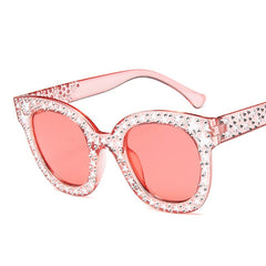 Women's Oversized Square 'Star For All Season' Plastic Sunglasses