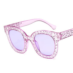 Women's Oversized Square 'Star For All Season' Plastic Sunglasses