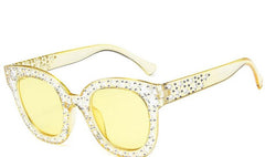 Women's Oversized Square 'Star For All Season' Plastic Sunglasses