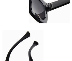 Women's Oversized Square 'Star For All Season' Plastic Sunglasses