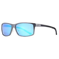 Men's Classic Rectangular 'Bright Light' Metal Sunglasses