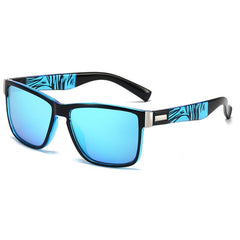 Men's Square Polarized 'Big Wave' Plastic Sunglasses