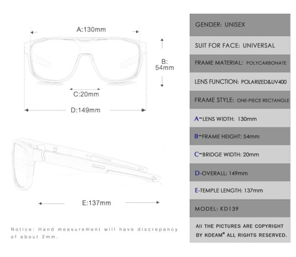 Men's Sports Polarized 'Backside Air' Plastic Sunglasses