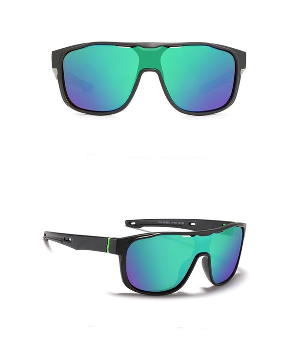 Men's Sports Polarized 'Backside Air' Plastic Sunglasses