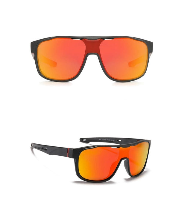 Men's Sports Polarized 'Backside Air' Plastic Sunglasses