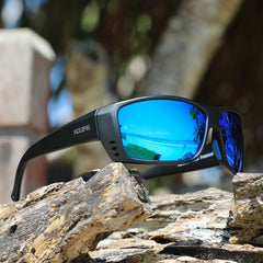 Men's Ultra Light Plastic and Titanium 'Boned' Wrap Around Sport Sunglasses