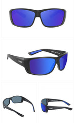 Men's Ultra Light Plastic and Titanium 'Boned' Wrap Around Sport Sunglasses