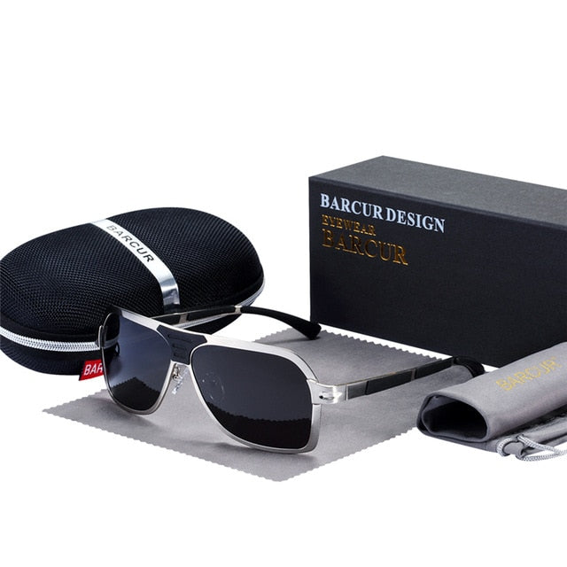 Men's Aviator Hexagonal 'Dr. Martin' Metal  Sunglasses