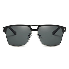 Men's Oversized Aviator 'All Business' Metal  Sunglasses