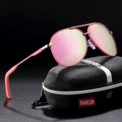 Women's Polarized Aviator 'Mrs. Filed' Metal Sunglasses