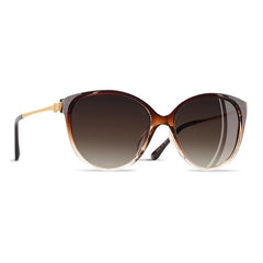 Women's Polarized Cat Eye 'Touch of Modern' Metal Sunglasses