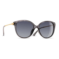 Women's Polarized Cat Eye 'Touch of Modern' Metal Sunglasses