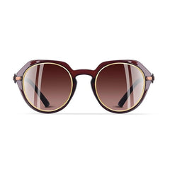 Women's Round Shield 'Holly Swiftwell' Plastic  Sunglasses