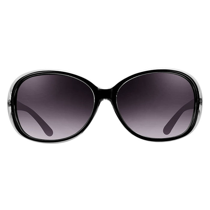 Women's Polarized Oval 'Infinity' Plastic Sunglasses