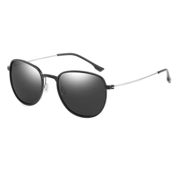 Men's Polarized Hexagonal 'Vida Men' Metal  Sunglasses