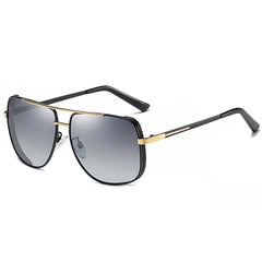 Men's Polarized Aviator 'Crud Blazer' Metal Sunglasses