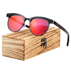 Men's Oversized Polarized 'Stand Life' Metal Sunglasses