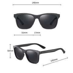 Unisex Iconic Square 'Wilder' Plastic Sunglasses