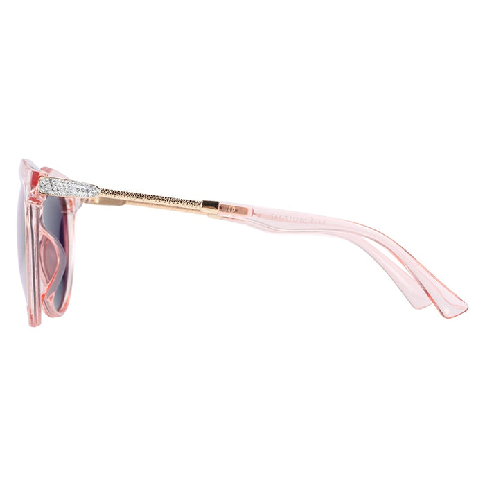 Women's Polarized Cat Eye 'Angel Powder' Plastic Sunglasses