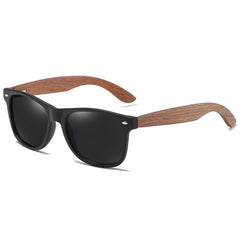 Men's Polarized Wayferer 'Cat Friend' Wooden Sunglasses