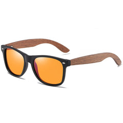 Men's Polarized Wayferer 'Cat Friend' Wooden Sunglasses