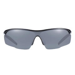 Men's Semi Rimless Sport 'Draco Love' Metal Sunglasses