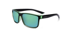 Men's Polarized Rectangular 'Dutch' Plastic Sunglasses