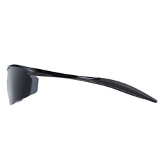 Men's Semi Rimless Sport 'Draco Love' Metal Sunglasses