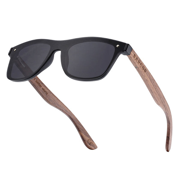 Men's Rimless Square 'Mr. Trecker' Plastic Sunglasses