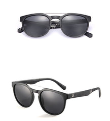 Men's Polarized Oval 'Dragon Men' Plastic Sunglasses