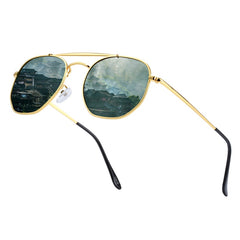 Men's Polarized Pilot 'The Guard Men' Metal Sunglasses