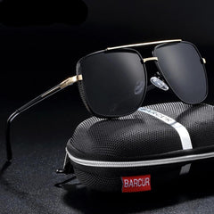 Men's Polarized Aviator 'Crud Blazer' Metal Sunglasses