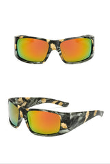 Men's Polarized Round 'Big Kahuna' Plastic Sunglasses