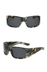 Men's Polarized Round 'Big Kahuna' Plastic Sunglasses