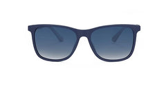 Men's Square Polarized 'Blue Beast' Plastic  Sunglasses