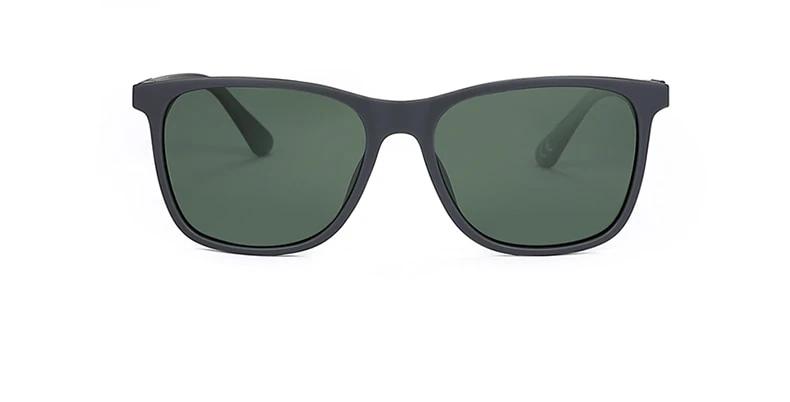 Men's Square Polarized 'Blue Beast' Plastic  Sunglasses