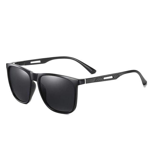 Men's Polarized Square 'Bruno Men' Metal Sunglasses