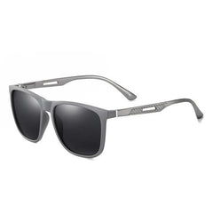 Men's Polarized Square 'Bruno Men' Metal Sunglasses