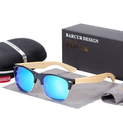 Men's Polarized Ova 'Dragon Men' Plastic Sunglasses