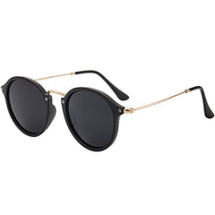 Women's Oval 'Little Bear' Metal Sunglasses